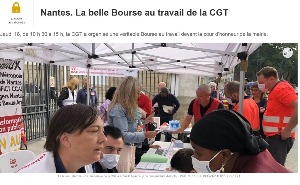 bureau d'embauche CGT Nantes